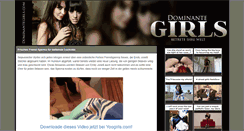 Desktop Screenshot of dominantegirls.com